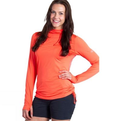 Sudadera Con Capucha ExOfficio Sol Cool Ultimate Mujer - Coral - Chile VFC531967